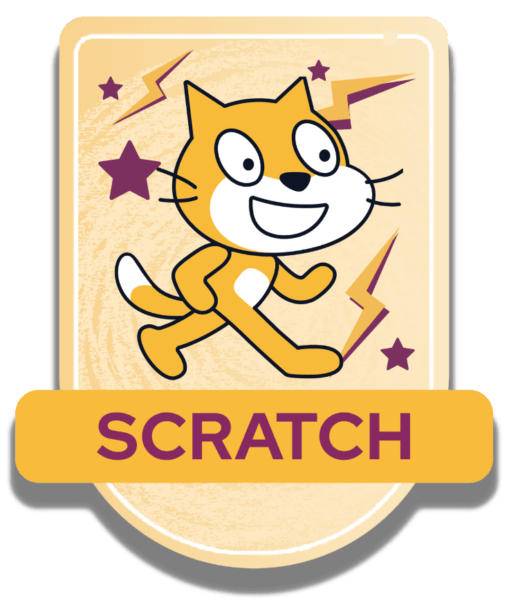 WeCode KC Scratch badge